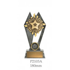 Novelty Trophy Well Done - P2103A - 180mm Also 200mm & 225mm