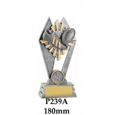 Rugby Trophies P239A - 180mm Also 200mm & 225mm