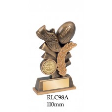 Touch Football Trophies RLC98A - 110mm Also 135mm