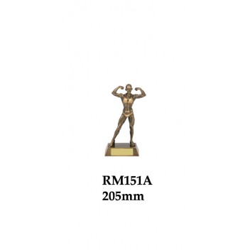 Bodybuilding Trophies Female RM151A - 205mm