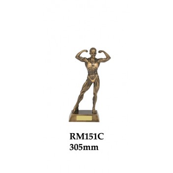 Bodybuilding Trophies Female RM151C - 305mm
