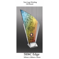 Corporate Awards Glass S106C Edge - 245mm (Min Qty 10)