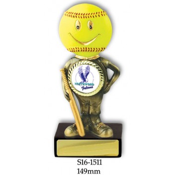 Baseball Softball Trophies S16-1511 - 149mm