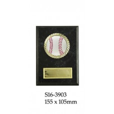 Baseball Plaque S16-3903 - 155 x 105mm