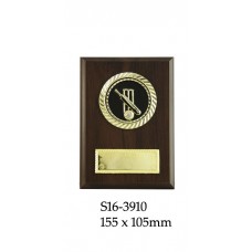 Cricket Plaque S16-3910 - 155mm x 105mm