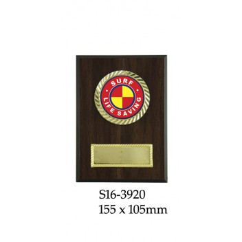 Surf Life Saving Plaque S16-3920  - 155 x 105mm