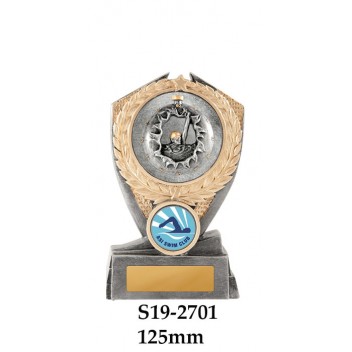 Swimming Trophies S19-2701 - 125mm Also 150mm & 175mm