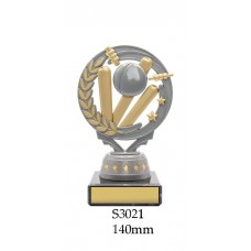 Cricket Trophies S3021 - 140mm Also 165mm 185mm & 210mm