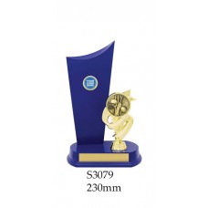 Cricket Trophies S3079 - 230mm Also 260mm & 285mm