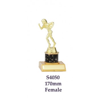Touch Football Trophies Female S4050 - 170mm Also 195mm