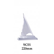Sailing Trophies Crystal SC01 - 220mm