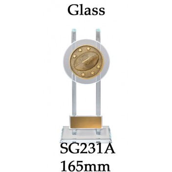 AFL Aussie Rules Glass SG231A - 165mm Also 190mm & 215mm