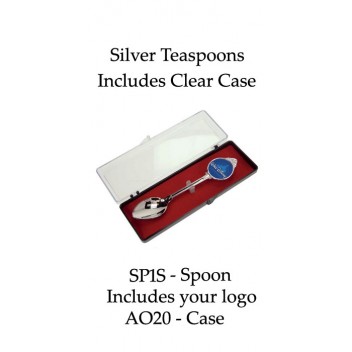 Tea Spoons - Silver Custom Logo - SP1S