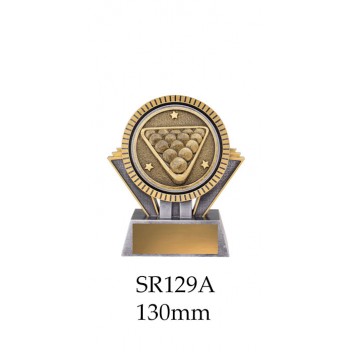 Billiards Trophies SR129A - 130mm Also 155mm & 180mm