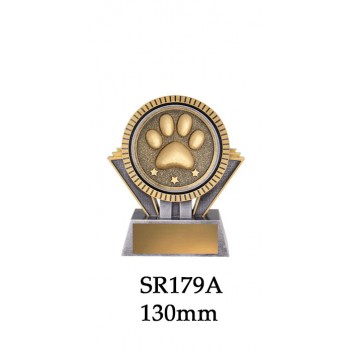 Novelty Trophy - Dog Paw SR179A - 130mm Also 155mm & 180mm