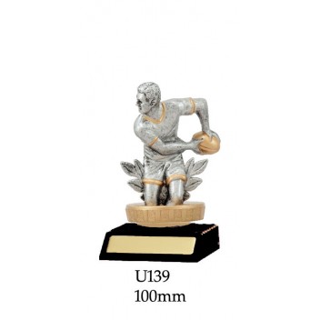 Rugby Trophies U139 - 100mm