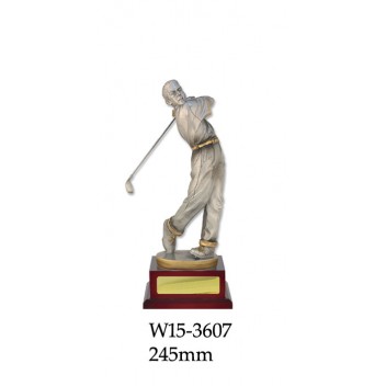 Golf Trophies W15-3607 - 245mm Also 307mm & 405mm 