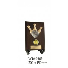 Ten Pin Bowling Trophies W16-5603 - 200 x 150mm