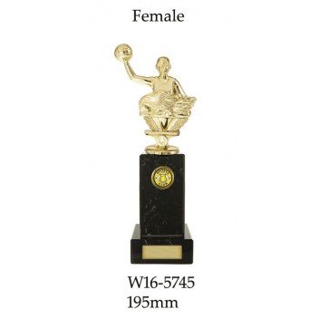 Water Polo Trophies W16-5745 - 195mm