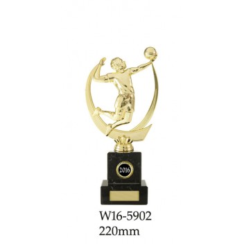 Volleyball Trophies W16-5902 - 220mm