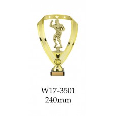 Bodybuilding Trophies Male W17-3501 - 240mm Also 290mm 315mm & 350mm