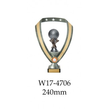Golf Trophies W17-4706 - 240mm Also 290mm 315,, & 350mm