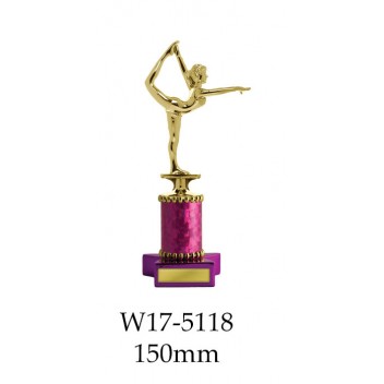 Gymnastics Trophies W17-5118 - 150mm Also 179mm & 204mm