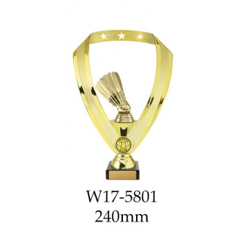 Badminton Trophies W17-5801 - 240mm Also 290mm, 315mm & 350mm