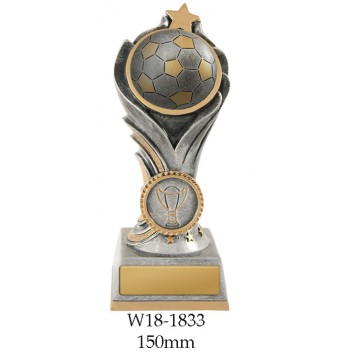 Soccer Trophies W18-1833 - 150mm Also 175mm & 200mm
