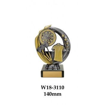 Darts Trophies W18-3110 - 140mm Also 170mm, 195mm & 220mm