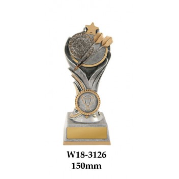 Darts Trophies W18-3126 - 150mm Also 175mm & 200mm