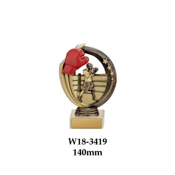 Boxing Trophies W18-3419- 140mm Also 170mm 195mm & 220mm