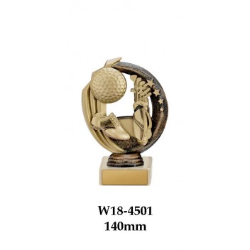 Golf Trophies W18-4501 - 140mm Also 170mm, 195mm & 220mm