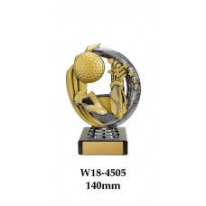 Golf Trophies W18-4505 - 140mm Also 170mm, 195mm & 220mm