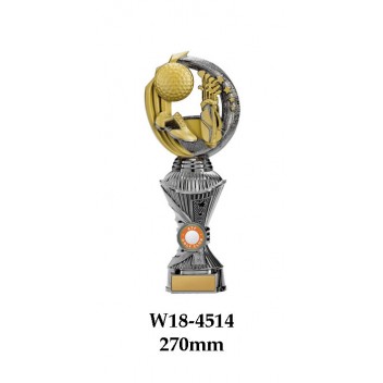 Golf Trophies W18-4514 - 270mm Also 290mm, 310mm, 330mm & 360mm