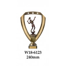 Tennis Trophies Female W18-6123 - 240mm Also 270mm 295mm & 320mm