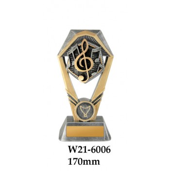 Music Trophies W21 - 6006 - 170mm Also 210mm & 230mm