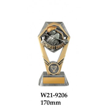 Golf Trophies W21-9206 - 170mm Also 210mm & 230mm