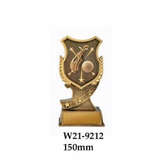 Golf Trophies W21-9212 - 150mm Also 175mm