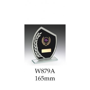 Corporate Awards Black Glass W879A - 165mm Also 185mm & 205mm