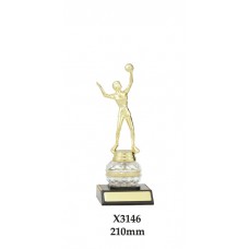 Volleyball Trophies Female X3146 - 210mm