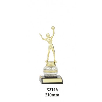 Volleyball Trophies Female X3146 - 210mm