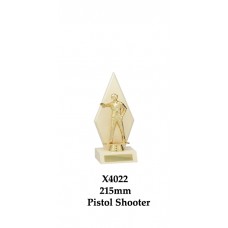 Shooting Pistol Trophies X4022 - 215mm