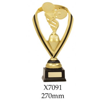 Table Tennis Trophies X7091 - 270mm Also 285mm & 300mm