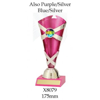 Dance Trophies X8079 - 175mm Also 195mm & 215mm